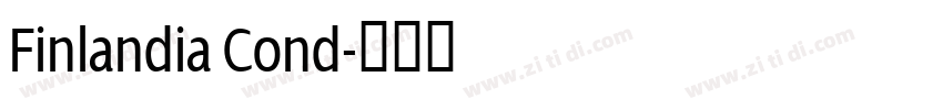 Finlandia Cond字体转换